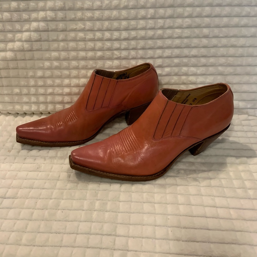 Charlie 1 Horse Pink Cowboy Booties